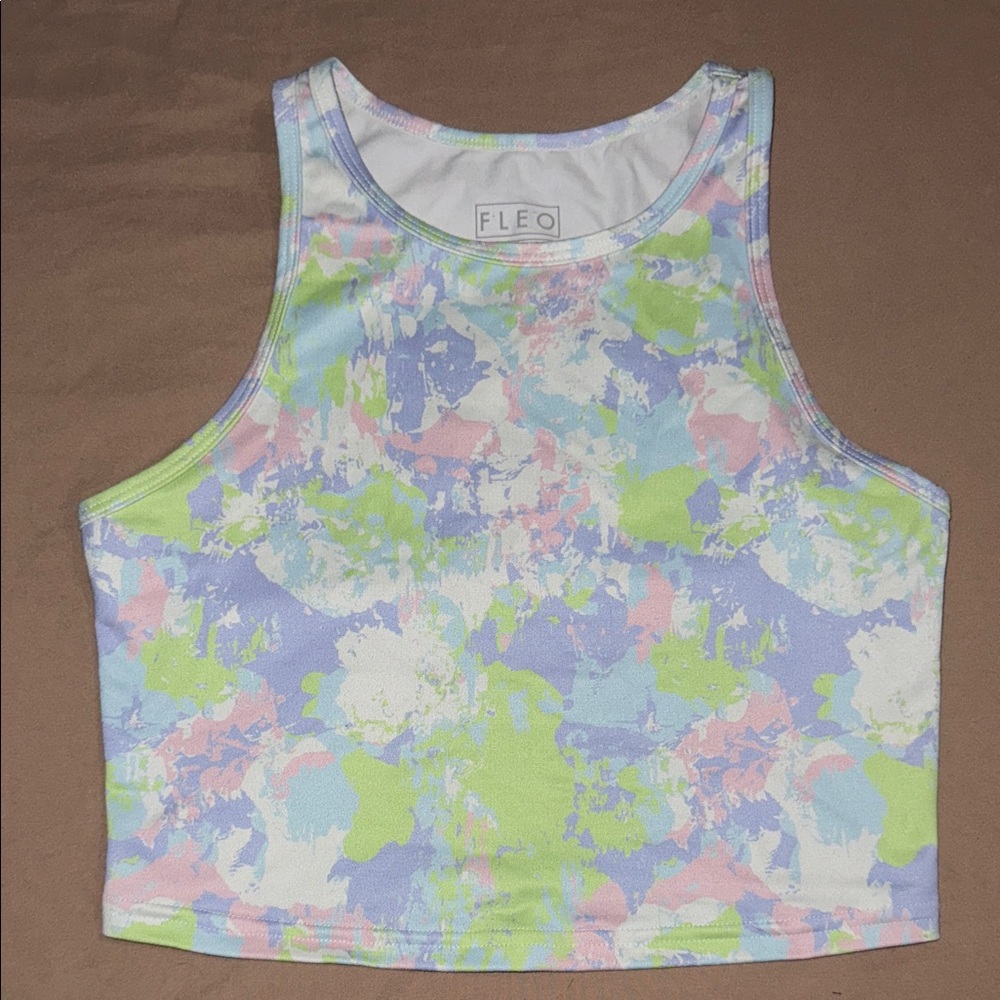Fleo Women's Vibrant Pastel Tempo Crop